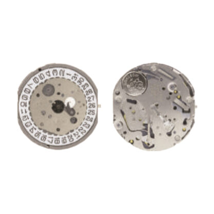 M-MYTFS60D4N4 MOVEMENT MIYOTA FS60, SIZE 10 1/2''', FOR SLANTED PUSH BUTTON, 3 HANDS, STANDARD HAND HEIGHT, DATE AT 4 TILT