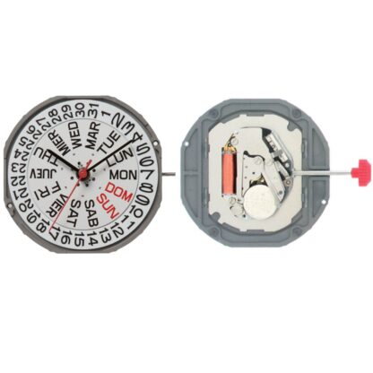 M-MYT2405D3D3 MOVEMENT MIYOTA 2405, SIZE 13 1/2''', 3 HANDS, STANDARD HAND HEIGHT, DATE AT 3 DAY AT 3