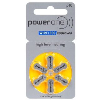 6 x Batteries for Power One Varta 10 MF hearing aids