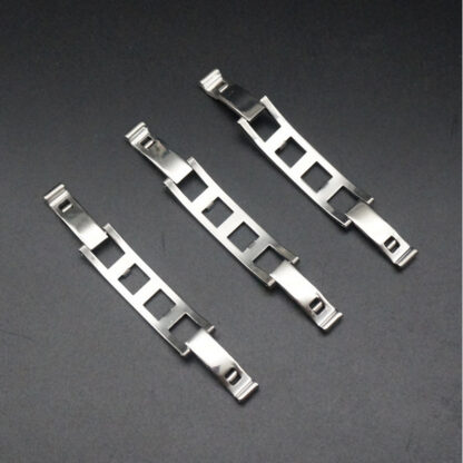 1000 Chiusura senza alette acciaio per bracciali in acciaio - immagine 2