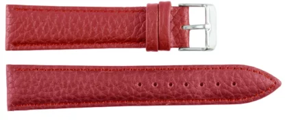 Cinturini in Cuoio Cod.205 Rosso Imbottito Toro