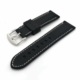 Cinturino in Silicone Cod. JD003WS - Cuciture Bianche